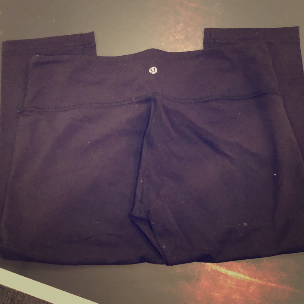 Black Crop Lululemon Crops